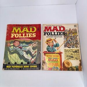2 MAD Follies Comic Book Collection